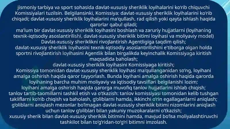 Jismoniy tarbiya va sportga oid meʼyoriy hujjatla 3