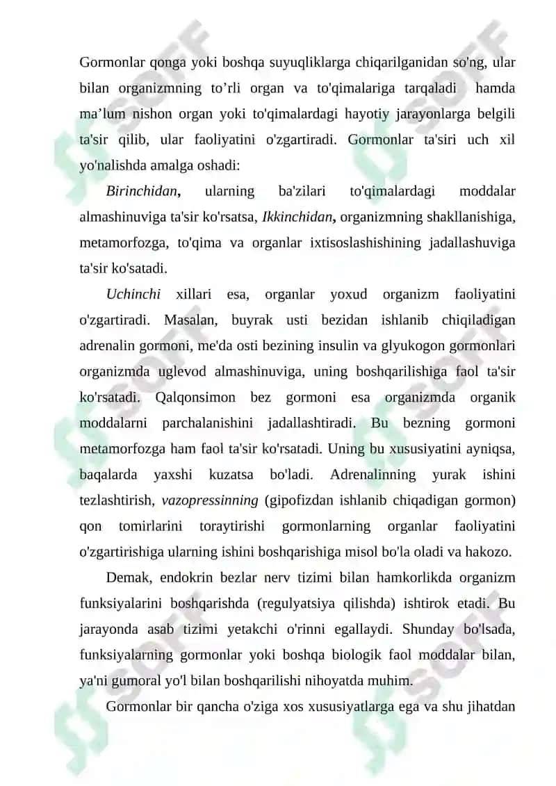Ichki sekretsiya bezlari fiziologiyasi 3