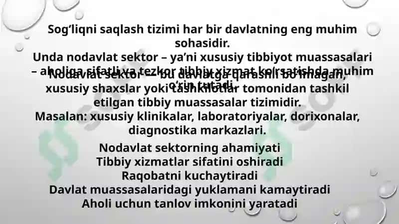 Sog'liq nisaqlash tizimi 3