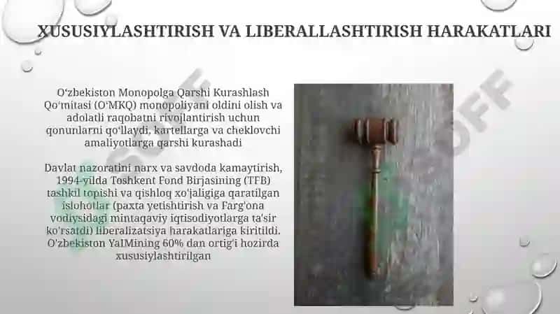 O'zbekistonda Raqobatchilik Muhitining Shakllanishi va Monopoliyaga Qarsh Qonun 3