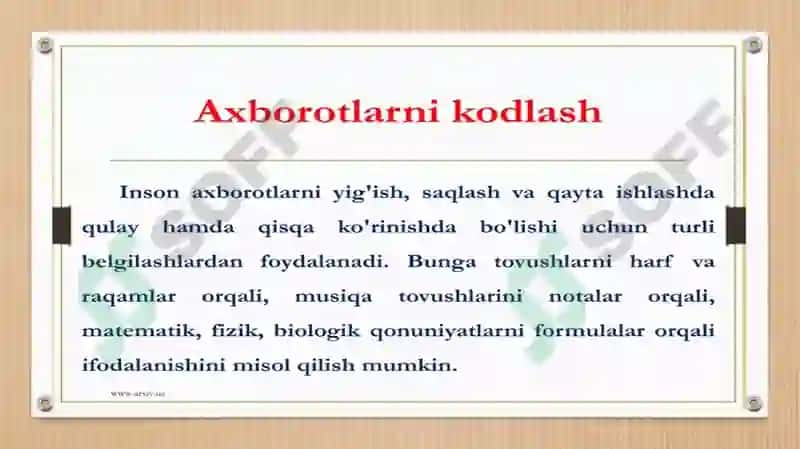 SODDA SHIRIFTLASH USULLARI 3