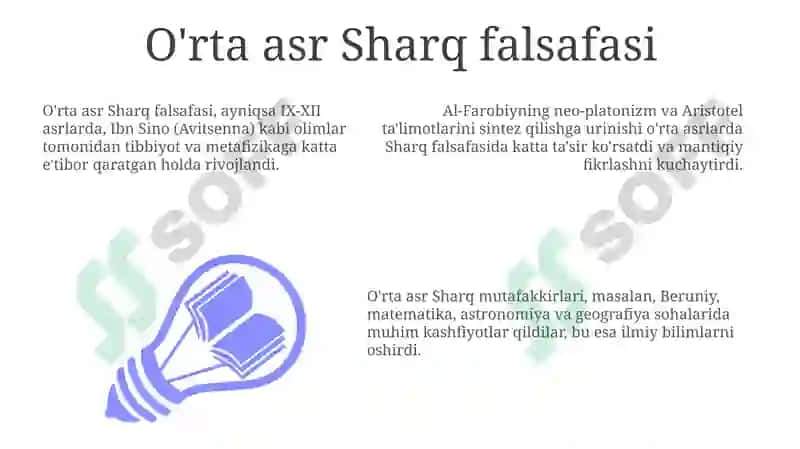 Oʻrtaasr Sharq falsafasi 3