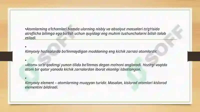 Atomlar va Kimyoviy Elementlar 3