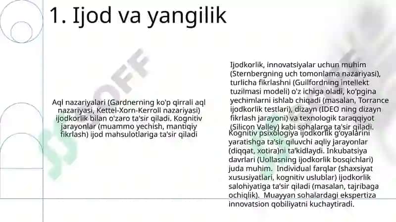 Tafakkur borasidagi psixologik nazariyalar 3