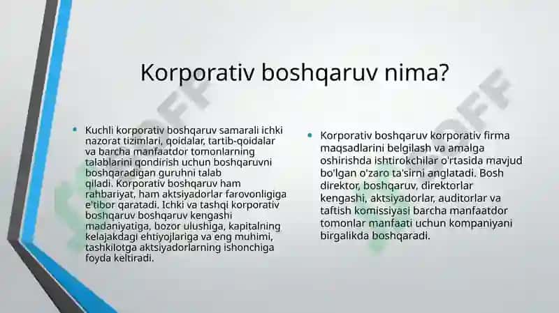 Korporativ boshqaruv 3
