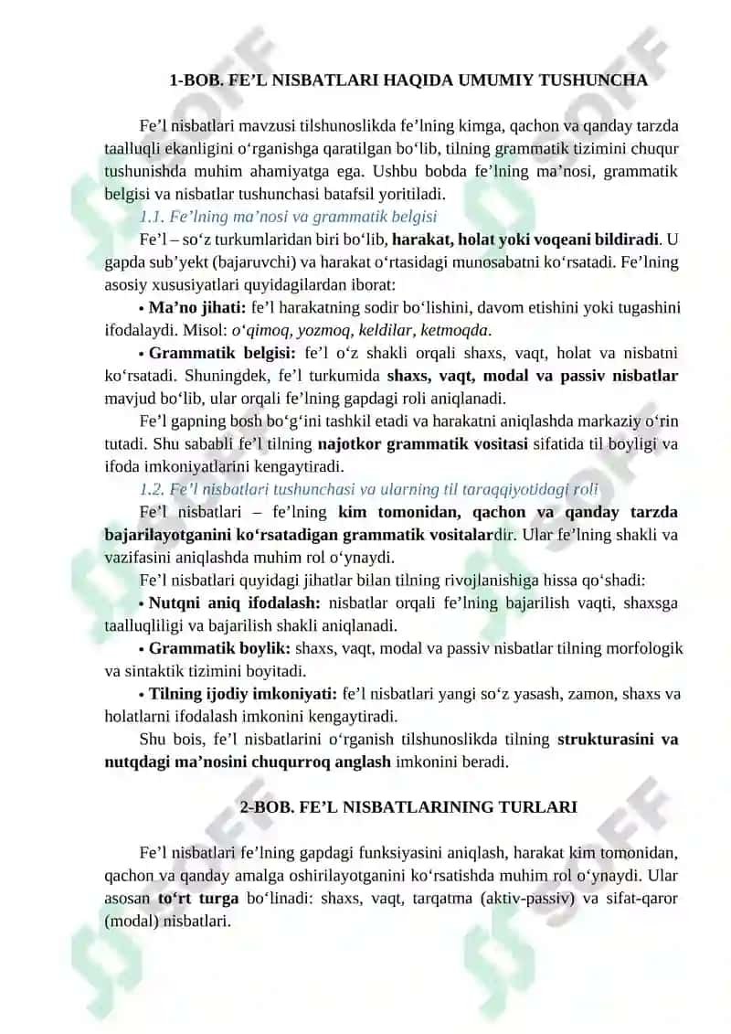 Fe’l nisbatlari Fe’l nisbatlari 4 ta turi 3