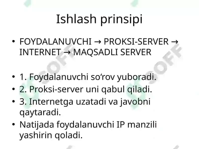 Proksi-serverlar(Kompyutertarmoqlarifani) 3