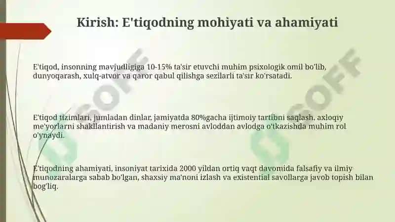 E'tiqodning ildizlari: Tarix, Antropologiya va Neyropsixologiya 3
