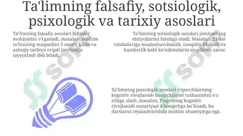Ta'lim qonuniyatlari va tamoyillari 3