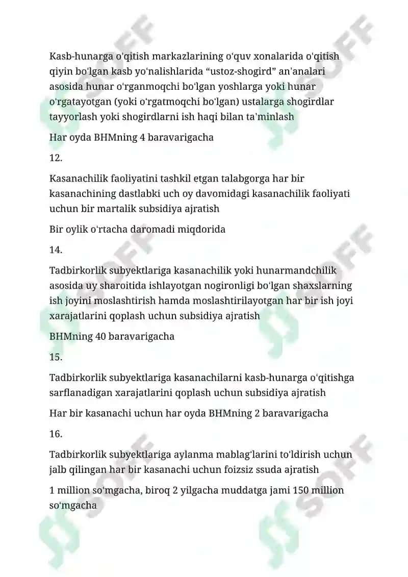 Hokim yordamchisi tomonidan shakllantiriladigan hujjatlar 3