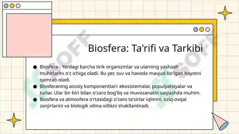 Atmosfera va Biosfera 3