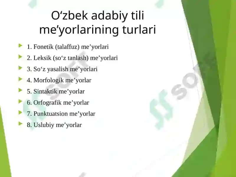 O‘ZBEK ADABIY TILI ME’YORLARI VA ULARNING TASNIFI 3