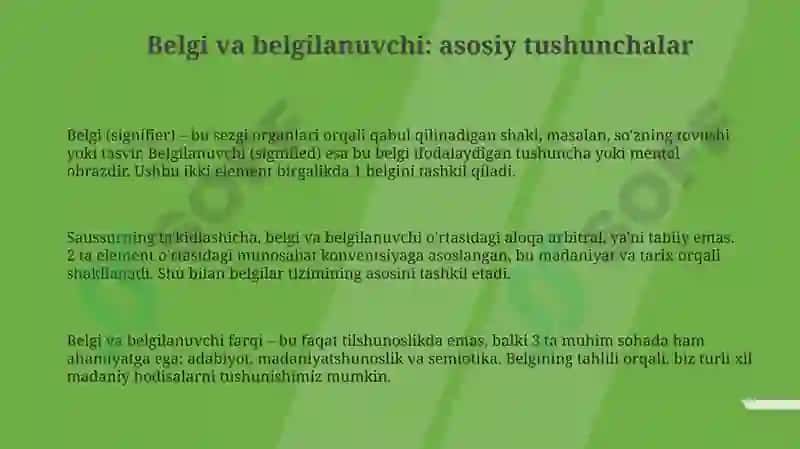 Belgilar Nazariyasi: Madaniyat, Tanqid va Amaliyot 3