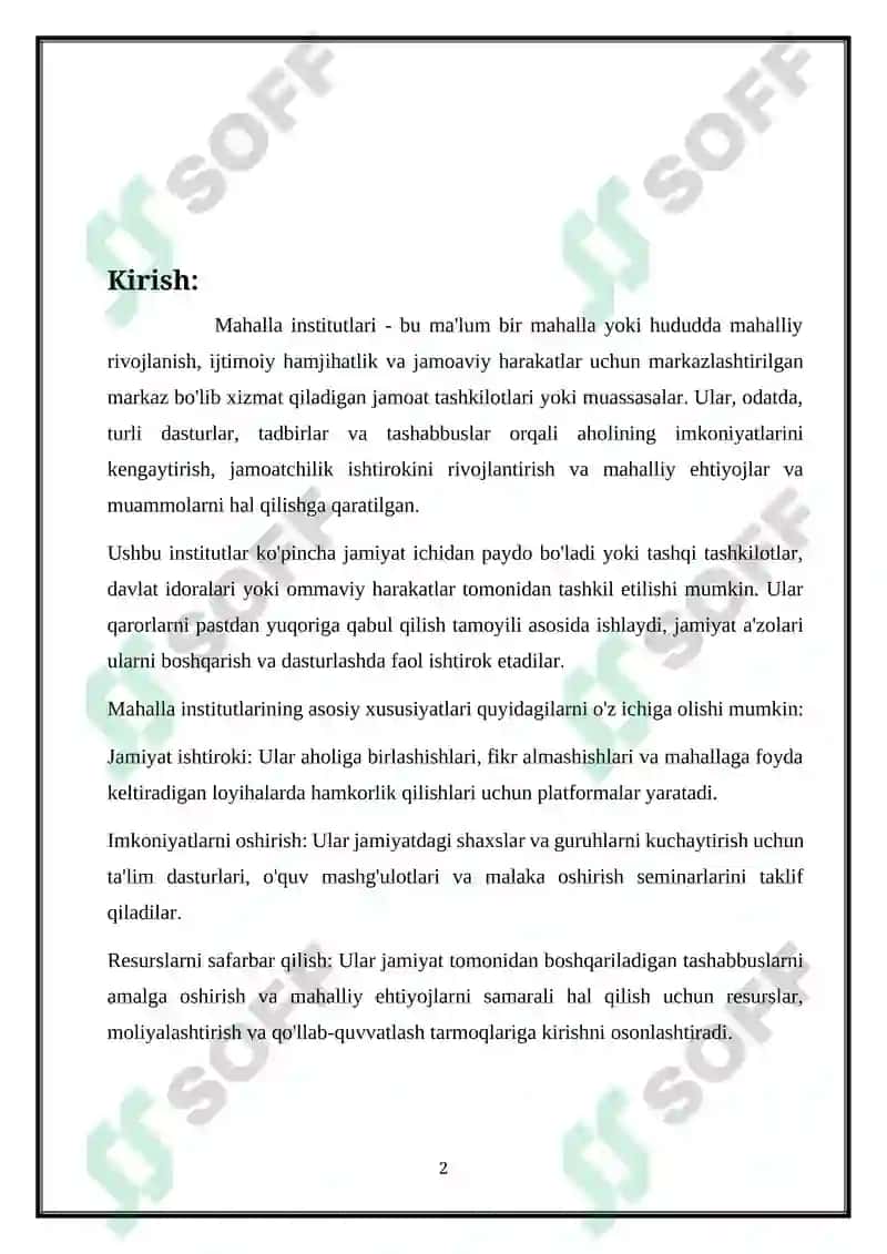 Mahalla institutlarini shakllantirishning ilmiy nazariy asoslari 3