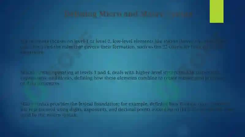 Micro and macrosyntax 3