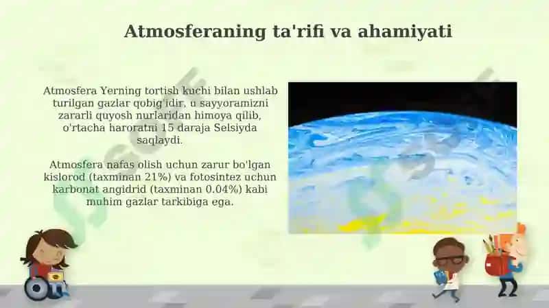 Atmosfera va uni qatlamlari 3