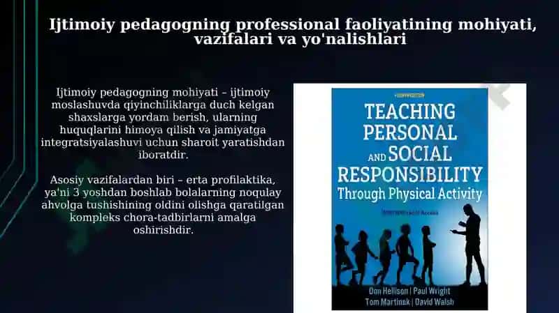 Ijtimoiy pedagogning kasbiy faoliyati o'rni 3