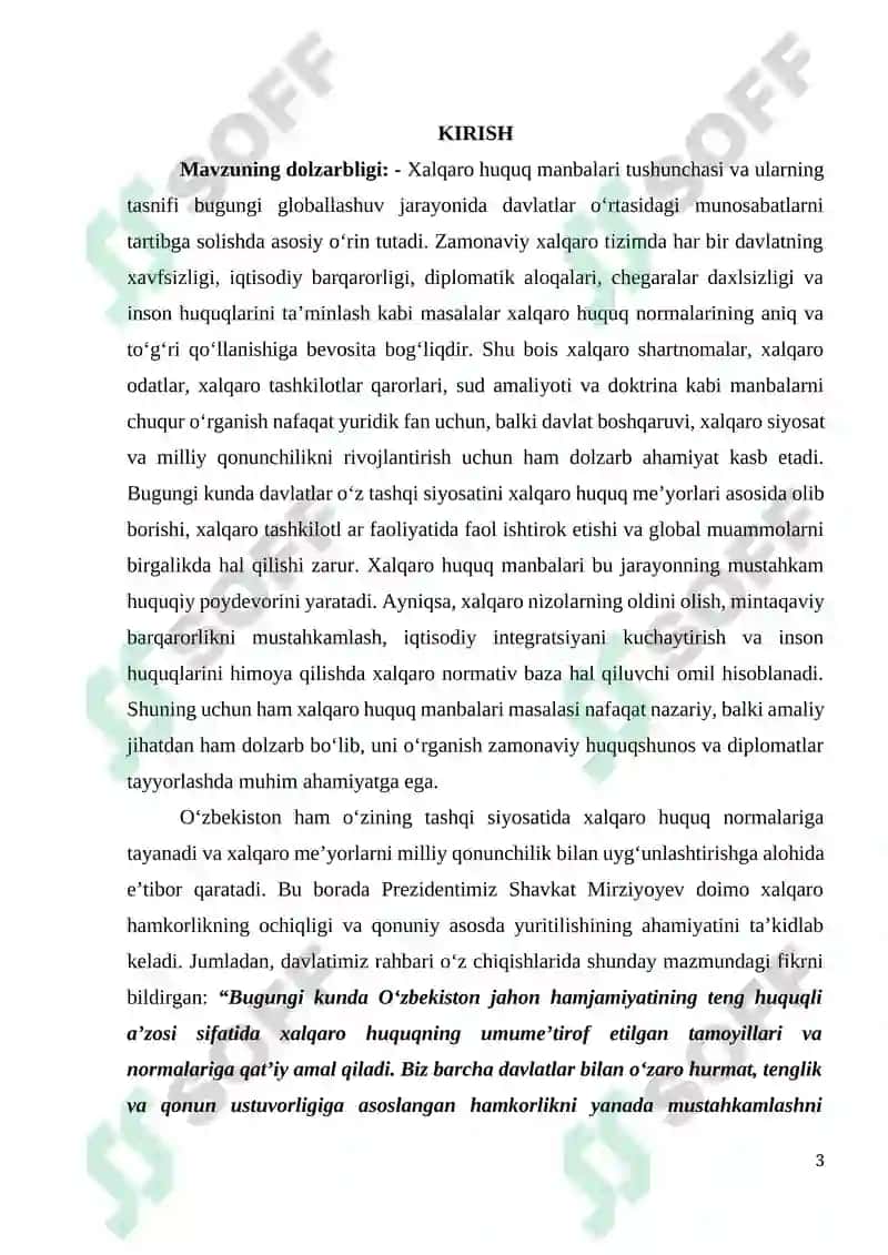 XALQARO HUQUQ MANBALARI TUSHUNCHASI VA TASNIFI 3
