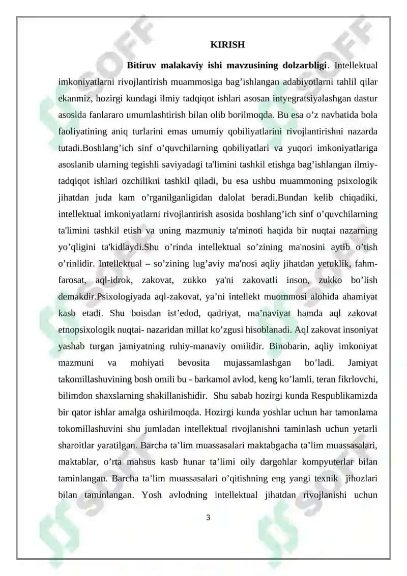 INTELLECTUAL RIVOJLANISHDA NUQSONI BO'LGAN O'QUVCHILAR HUQUQIY SAVODXONLIGINI SHAKLLANTIRISH 3