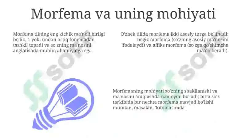 O'zbektilshunosligida Morfema va Affiks Munosabatlari 3