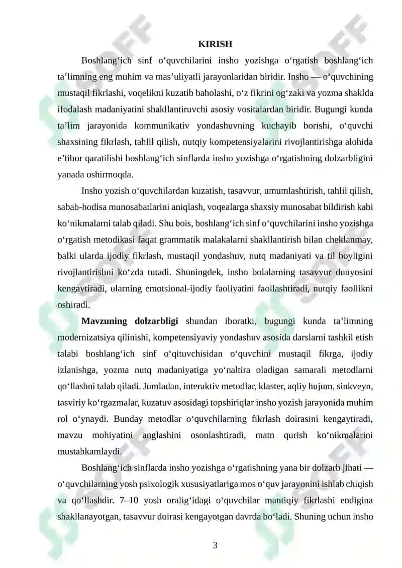 Boshlang`ich sinflarda insho yozishga o`rgatish 3