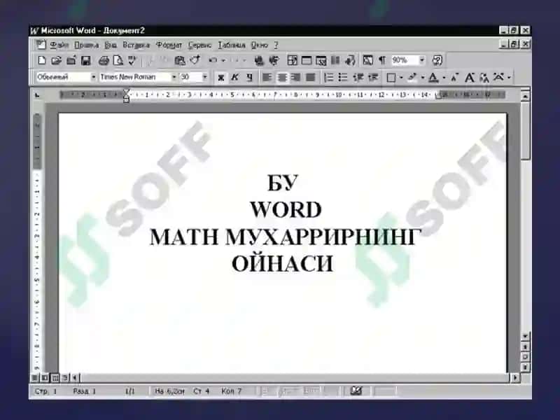 WORD dasturi 3