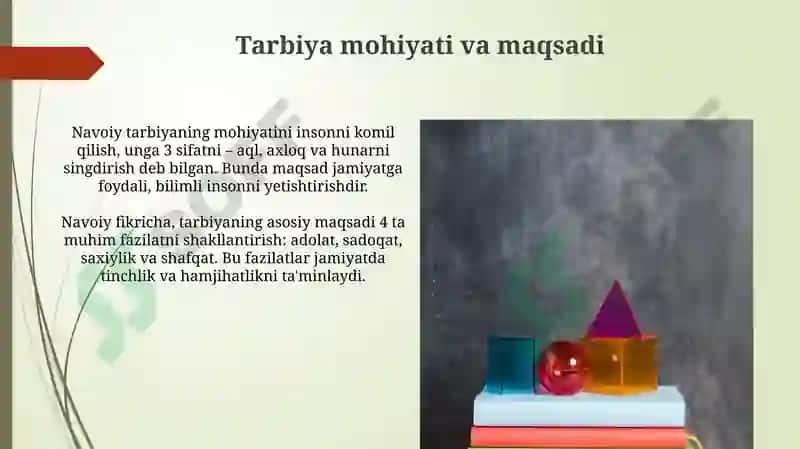 Alisher Navoiyning pedagogik qarashlari 3