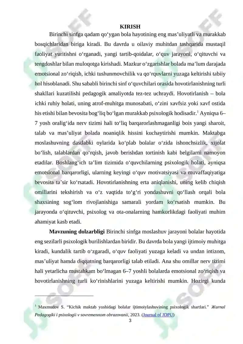 Hovotirlanishning psixologik-pedagogik asoslari 3