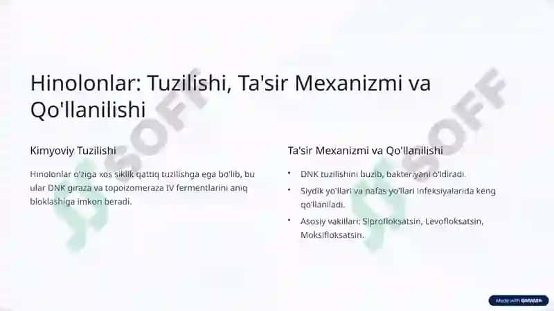 Sintetik Antibakterial Vositalar va Sefalosporinlar 3