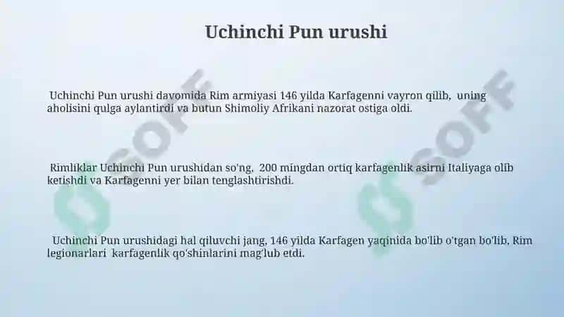 Uchinchi Pun urushi 3