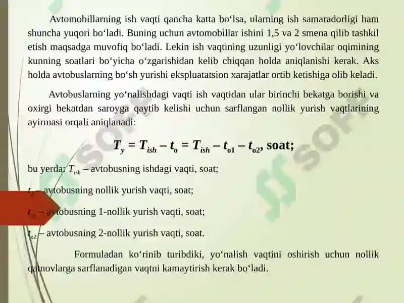 Avtobuslarning yo‘nalish va ish vaqtlari 3