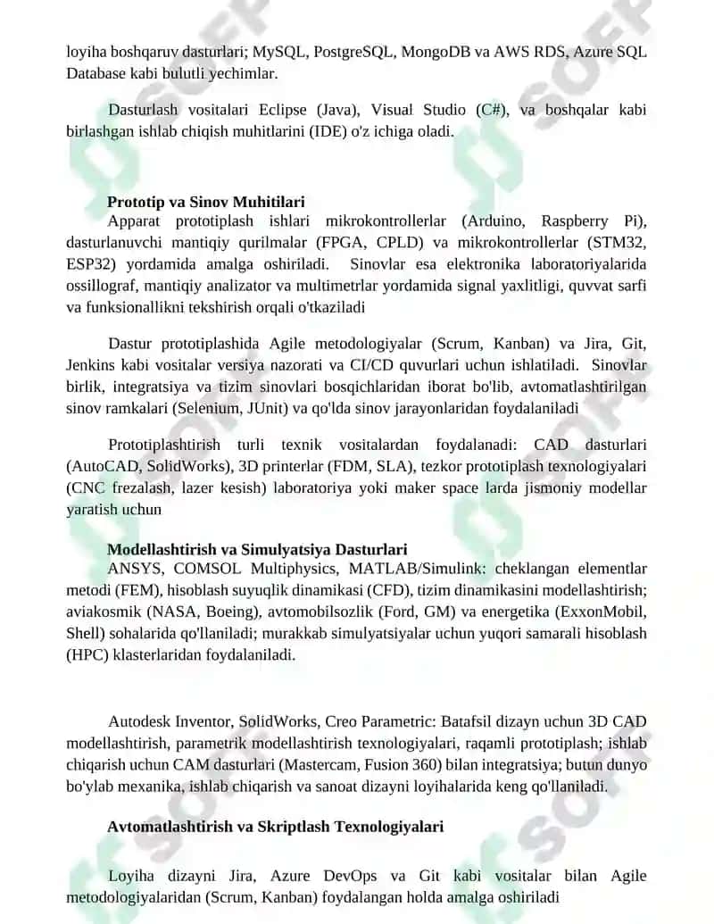 Texnik loyiha dizayni 3