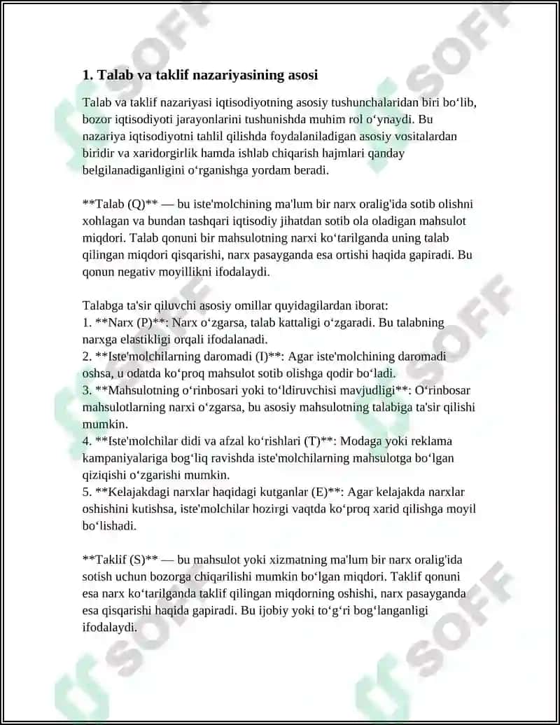 Talab va Taklif Nazariyasi 3