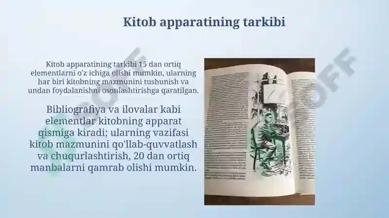 Kitob apparati bilan ishlash 3