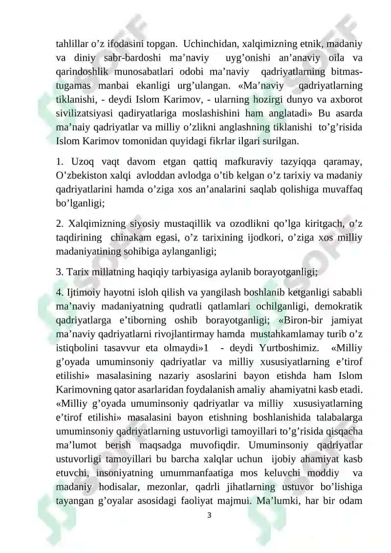 Jamiyat mafkurasida milliy va umuminsoniy qadriyatlar uyg’unligi 3
