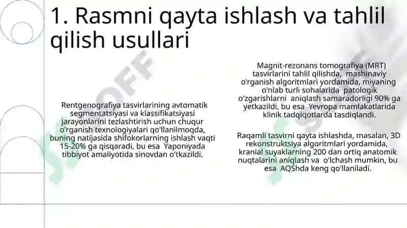Tibbiyot grafik ma'lumotlari ustida ishlash dasturiy ta'minoti 3