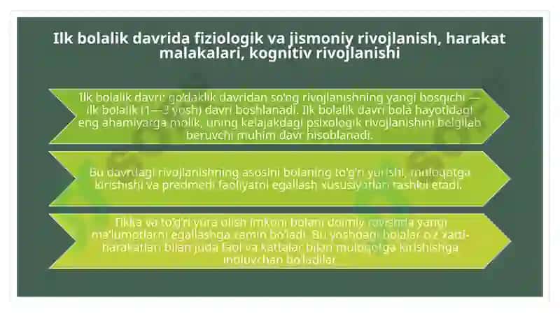 Ilk Bolalik Davri 3