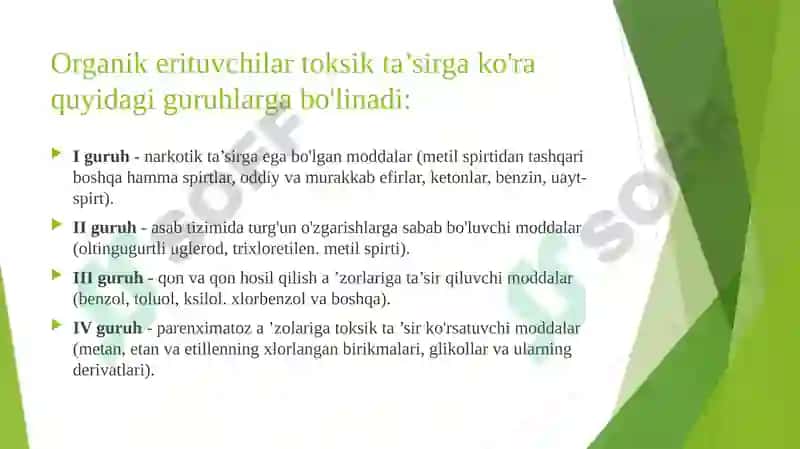 ORGANIK ERITIVCHILARDAN ZAHARLANISH 3