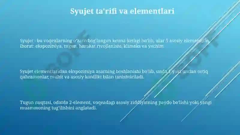 Syujet va uning turlari 3