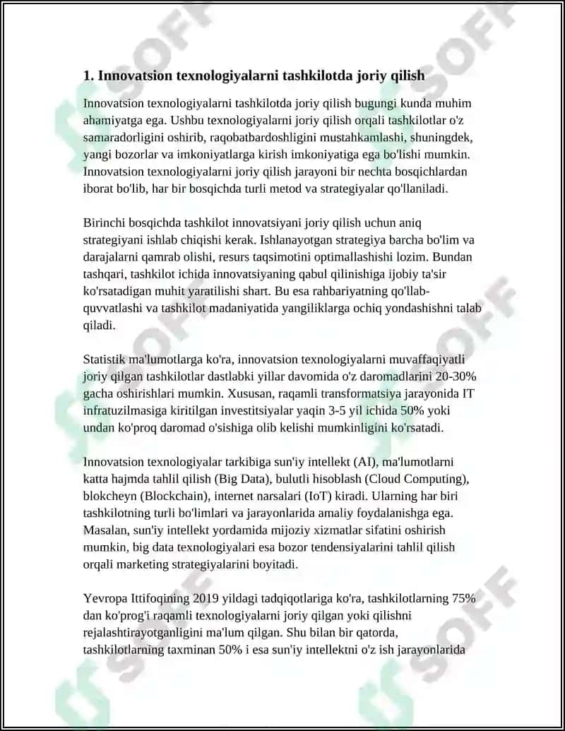 Innovatsion texnologiyalarni joriy qilish 3
