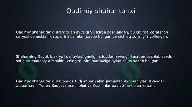 Qadimiy shahar 3
