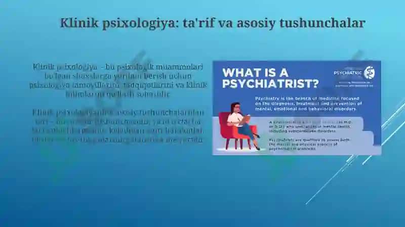 Klinik psixologiya: asosiy tushunchalar va baholash 3