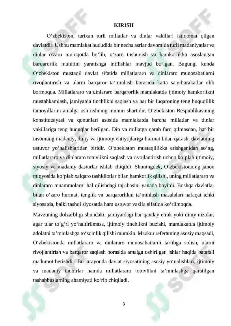 Oʻzbekistonda millatlararo va dinlararo munosabatlar 3