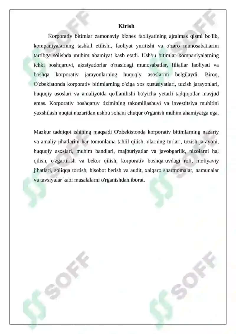 Korporativ shartnomalar 3