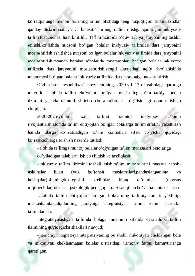 INKLYUZIV TAʼLIMNING HUQUQIY ASOSLARI 3