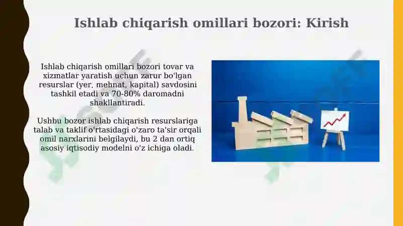 Ishlab chiqarish omillari bozori 3