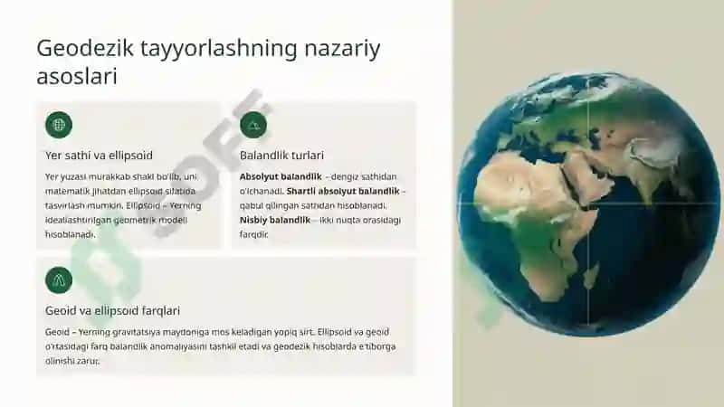 Geodeziya va Muhandislik Geodeziyasi 3