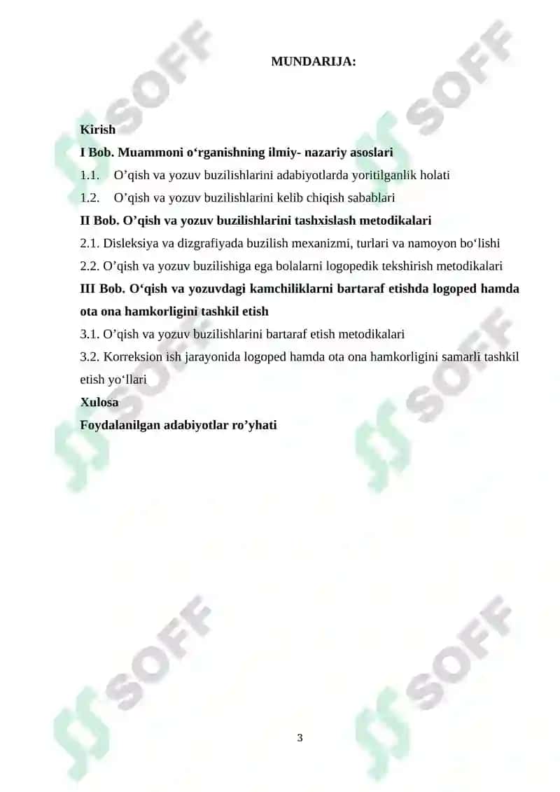 Kichik maktab yoshidagi oʻquvchilar oʻqish va yozuvdagi kamchiliklarni bartaraf etishda logoped hamda ota ona hamkorligini yoʻlga qoʻyish masalalari 3