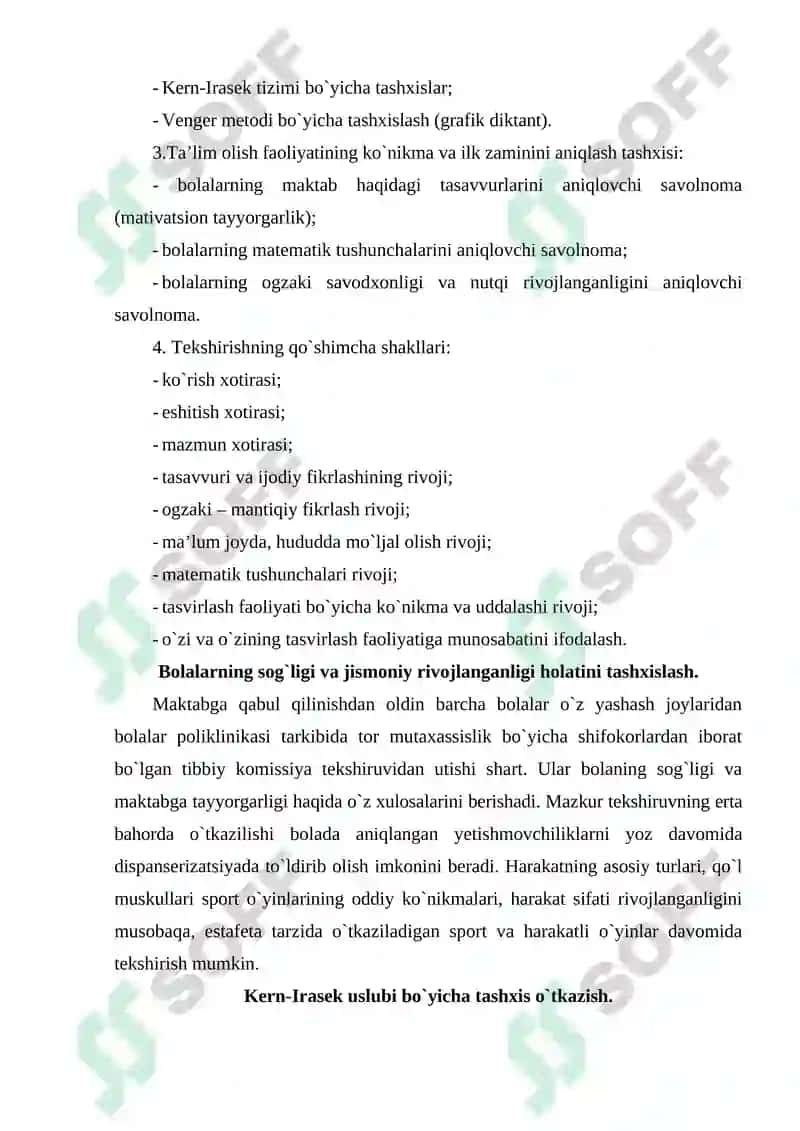 Bolalarning maktabda ta’lim olishga tayyorligini tashxislash usullari 3