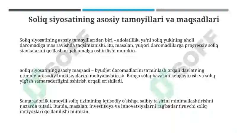 Naarx siyosatining asosiy tamoyillari va strategiyalari 3